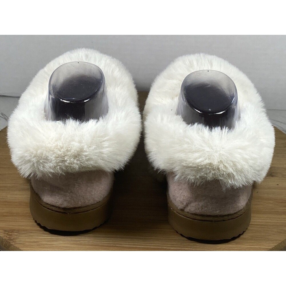 dluxe by Dearfoams June Felted Closed Back Slippers – Mauve, Women’s Large 9-10 - Picture 4 of 7